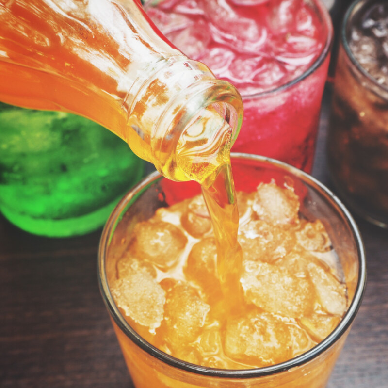 Soft,Drink,With,Ice,Cubes